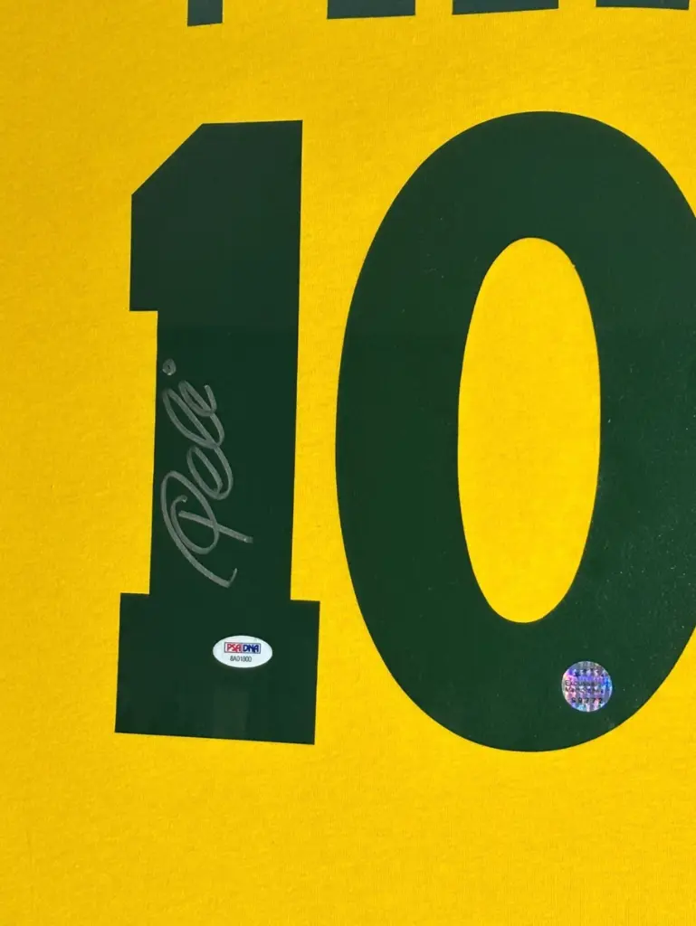 Brazil - Football World Championships - Pele- Premium Frame – Museum Quality- Jersey 2025-11-16 at 9.21.08 AM.webp