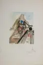 Salvador Dalí – L'Art d'Aimer: On voit cette reine… (1979) – Hand-Signed & Numbered Woodcut Print