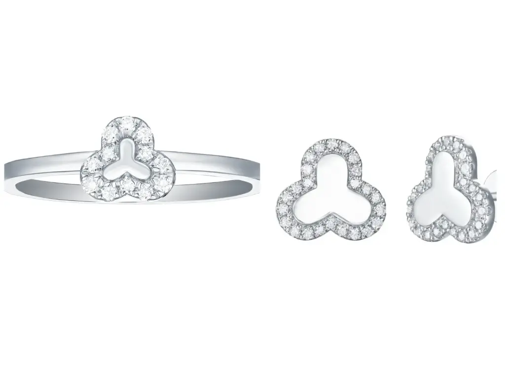 [JWL00114] Love Collection Set - Earrings + Ring 
