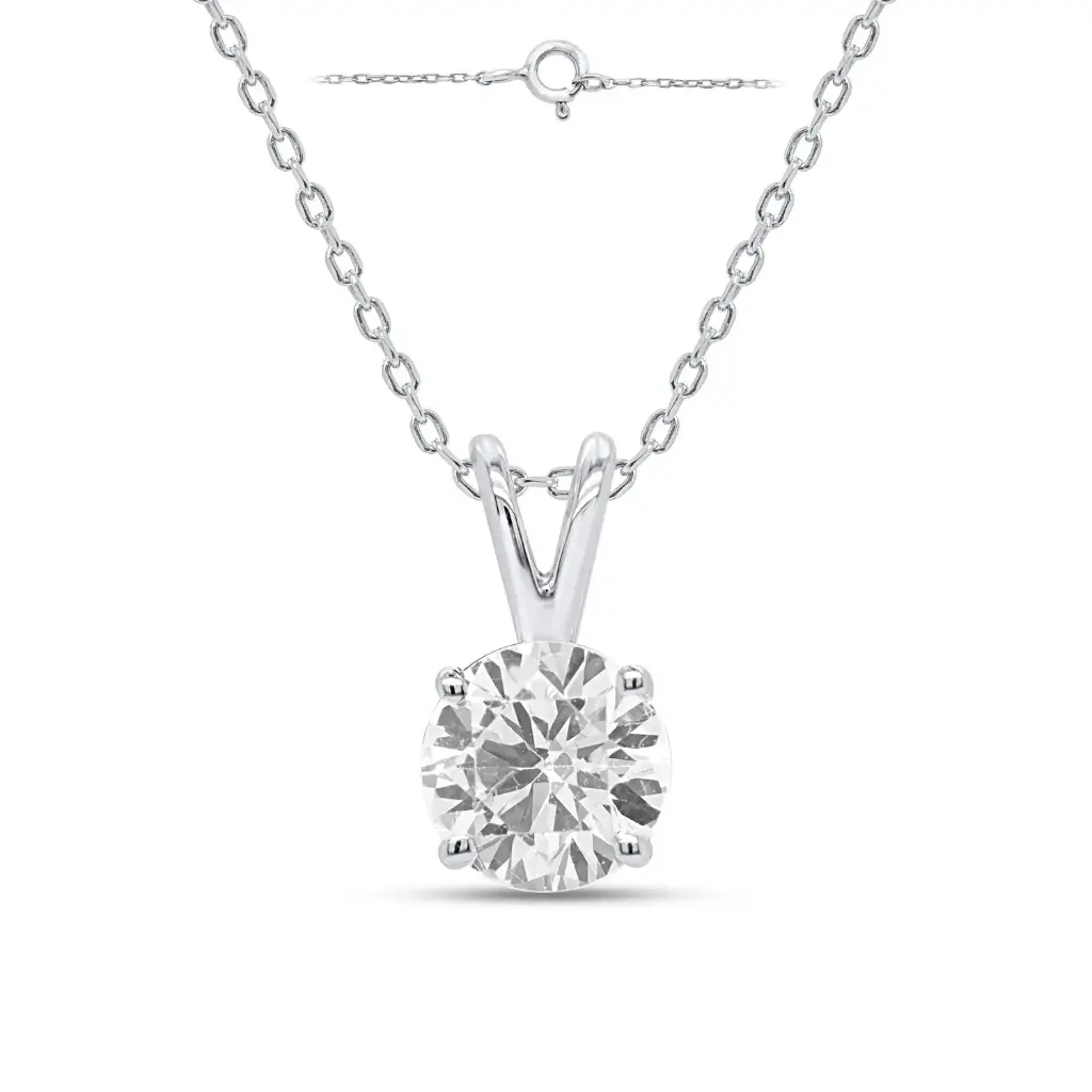 [JWL00108] Solitaire lab grown diamond pendant 1.00 carat