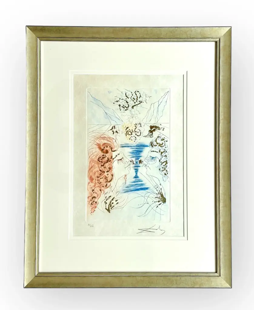 [ART00113] Salvador Dali – Let him kiss me with kisses of his mouth | Signed