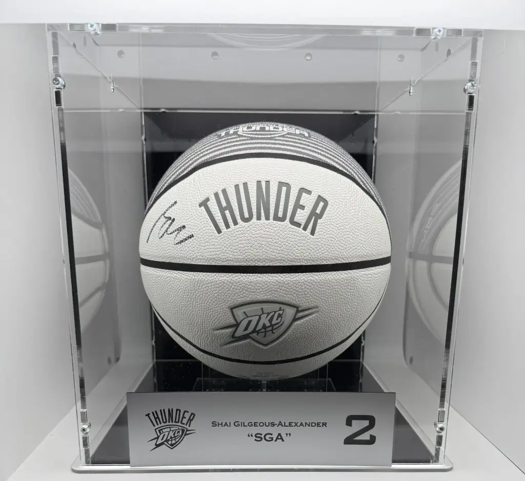 Shai Gilgeous-Alexander Signed Oklahoma City Thunder Basketball - 2025 MVP & Champion - Limited Edition with COA